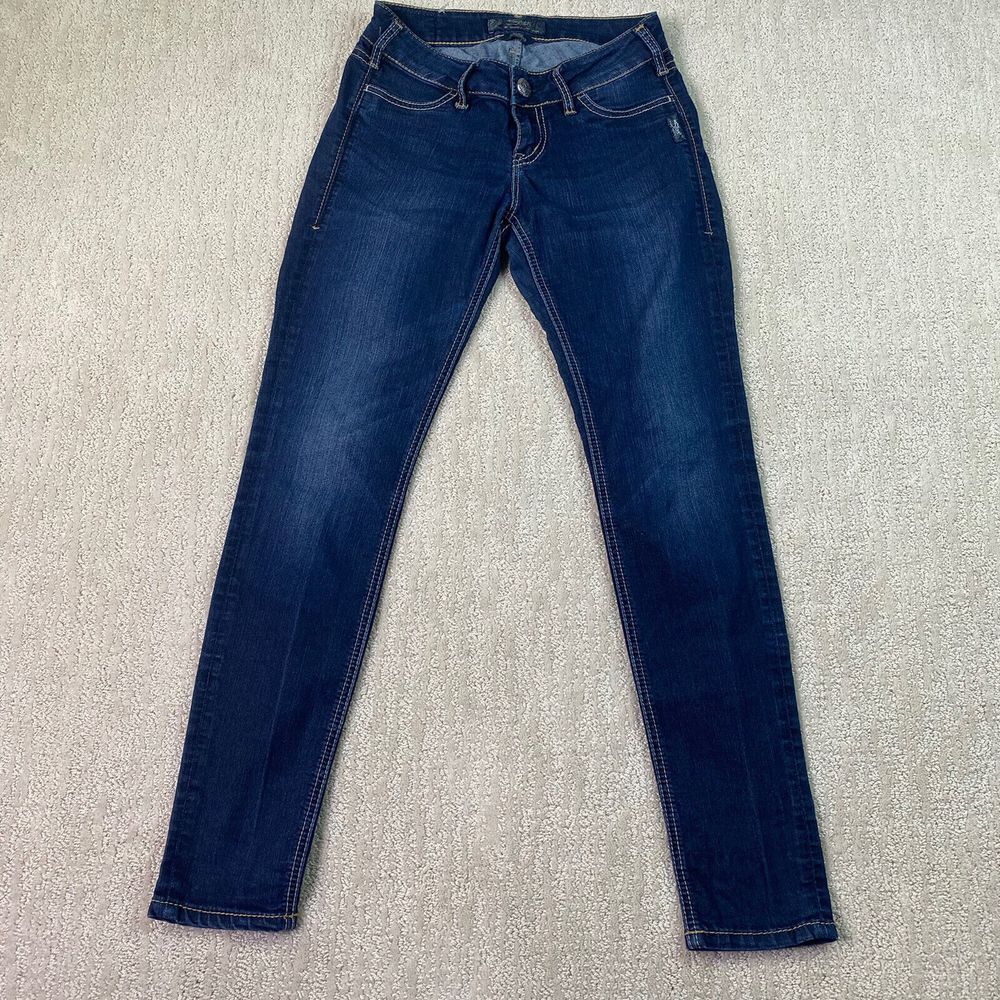 Silver Jeans Suki Jegging women blue dark wash skinny denim‎ 26x29 (27x28)